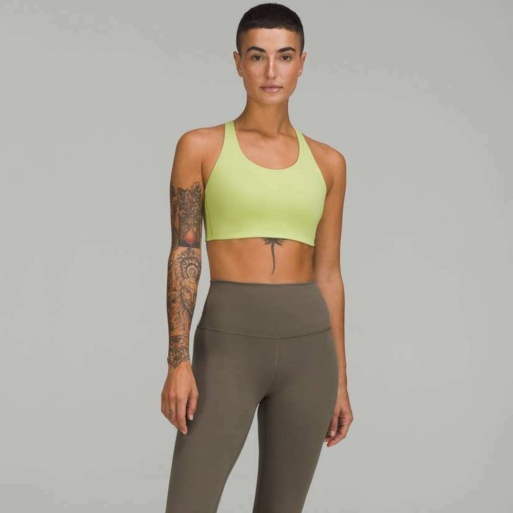 Lululemon Energy Bra High Support 36DDD Wasabi